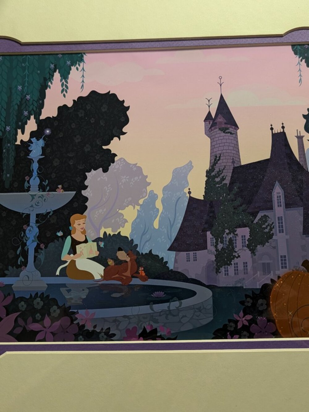 Disney Cinderella Print. Wishing and Hoping by Ashley Taylor